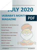 IASbabas JULY 2020 MONTHLY CURRENT AFFAIRS MAGAZINE