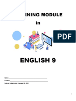 Learning Module In: English 9