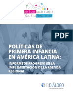 Politicas de Primera Infancia en America Latina Informe Regional de Progreso 2