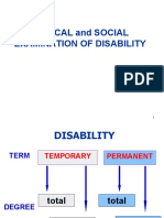 Medical and Social Examination of Disability