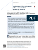 Discordance Between Echocardiography and MRI in The Assessment of Mitral Regurgitation Severity