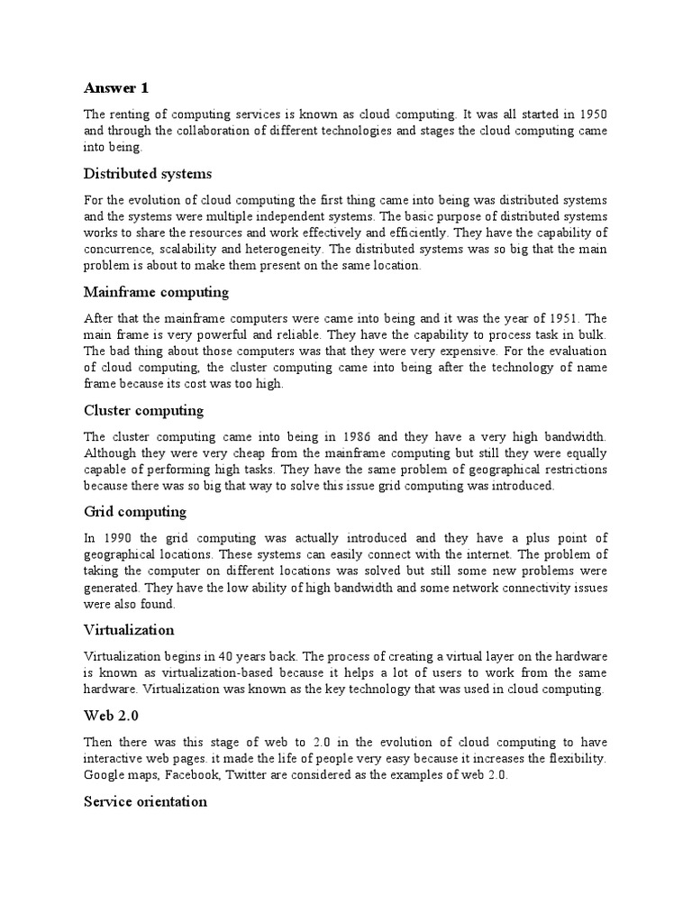 Cloud Computing. 900 | PDF | Cloud Computing | Virtualization
