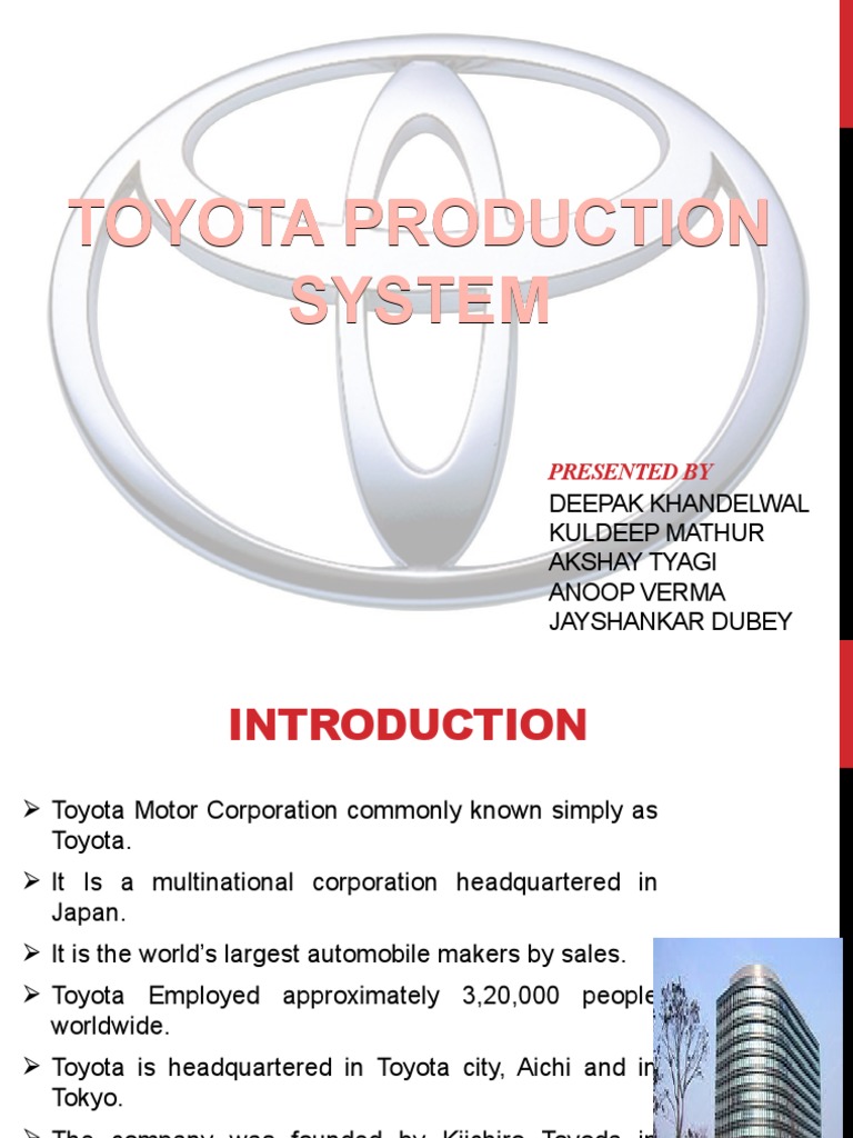 Toyota Production System | PDF | Toyota | Lean Manufacturing