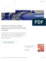 Achieve Precision Flow Measurement and Process Control