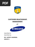 Download crm by samsung by ritikanuj SN50806210 doc pdf