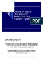 Kuliah 3.landasan Teori, Unsur-Unsur Penelitian, Dan Tinjauan Pustaka - PPT (Compatibility Mode)