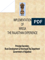 Implementation of NREGA and Convergence in Rajasthan