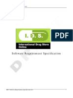 IDS - International Drug Store Software Requirement Specification