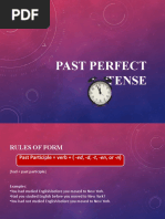 Past Perfect Tense