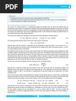 1: Chemical Kinetics - The Method of Initial Rates (Experiment)