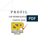 Profil: LSP RPMM Katalia TAHUN 2020