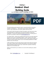 Gambrel Shed Building Guide: by John Shank, Owner of Shedking, LLC 2014