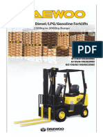 Pneumatic Diesel/LPG/Gasoline Forklifts: 1500kg To 2000kg Range