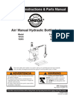 Operating Instructions & Parts Manual: Air/ Manual Hydraulic Bottle Jacks