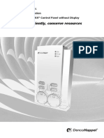 Regulate Efficiently, Conserve Resources: Controls and Regulation Dencohappel Matrix Control Panel Without Display