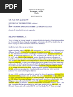 G.R. No. L-39473 April 30, 1979 Republic of The Philippines, Petitioner, Hon. Court of Appeals and Isabel Lastimado, Respondents
