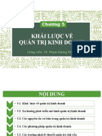 Chương 5 Khái Lược Về QTKD PDF