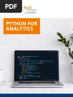 NUS Python Analytics Brochure