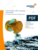 ViscoMaster HFO viscosity transmitter IP7000 for marine and power applications