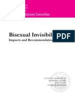 Bisexual Invisibility:: Impacts and Recommendations