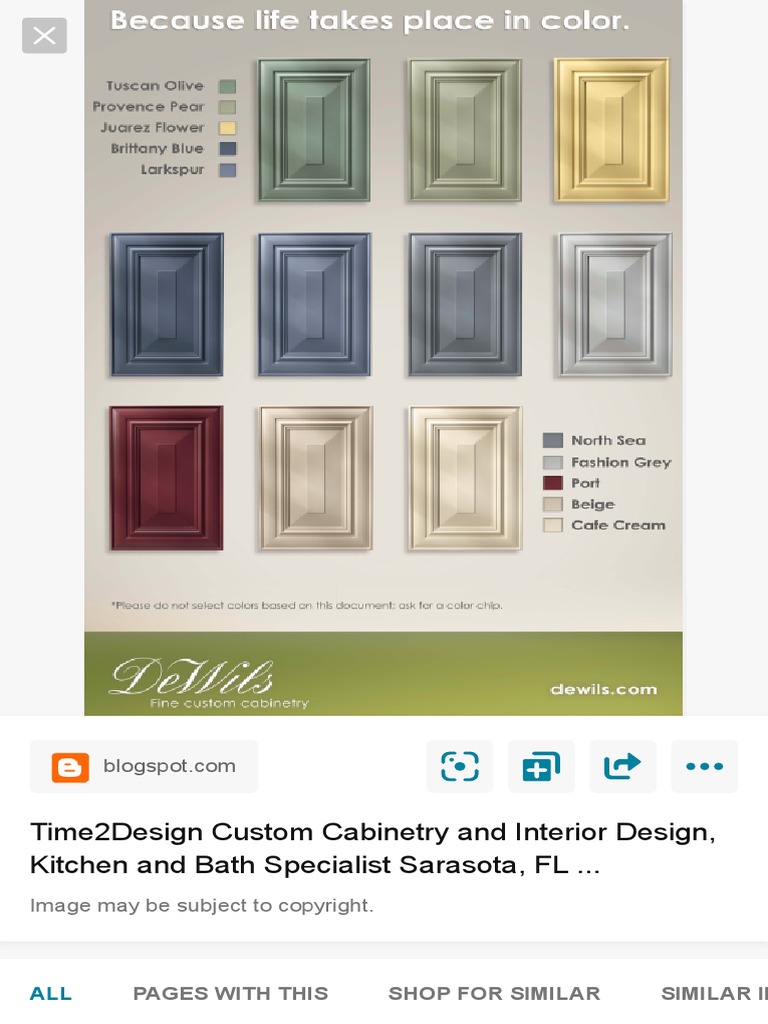 Dewils Paint Colors PDF