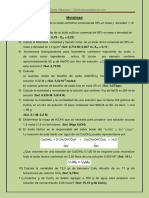 Molalidad y cálculos de concentración de soluciones químicas