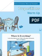 T2 E 3762 Year 3 Prepositions WarmUp PowerPoint - Ver - 4