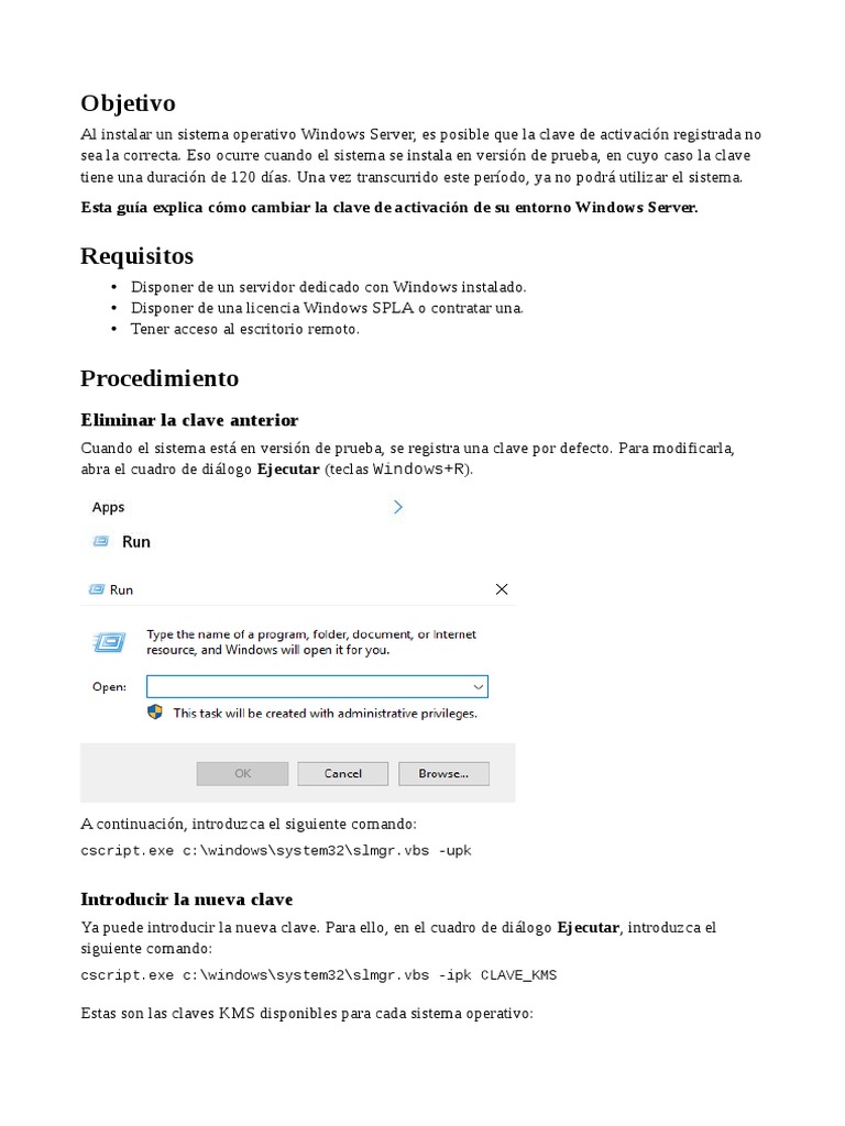 Activación de Windows Server 2012 R2 | PDF | Windows Server 2008 ...