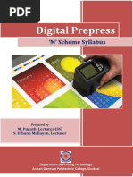 Digital Prepress: M' Scheme Syllabus