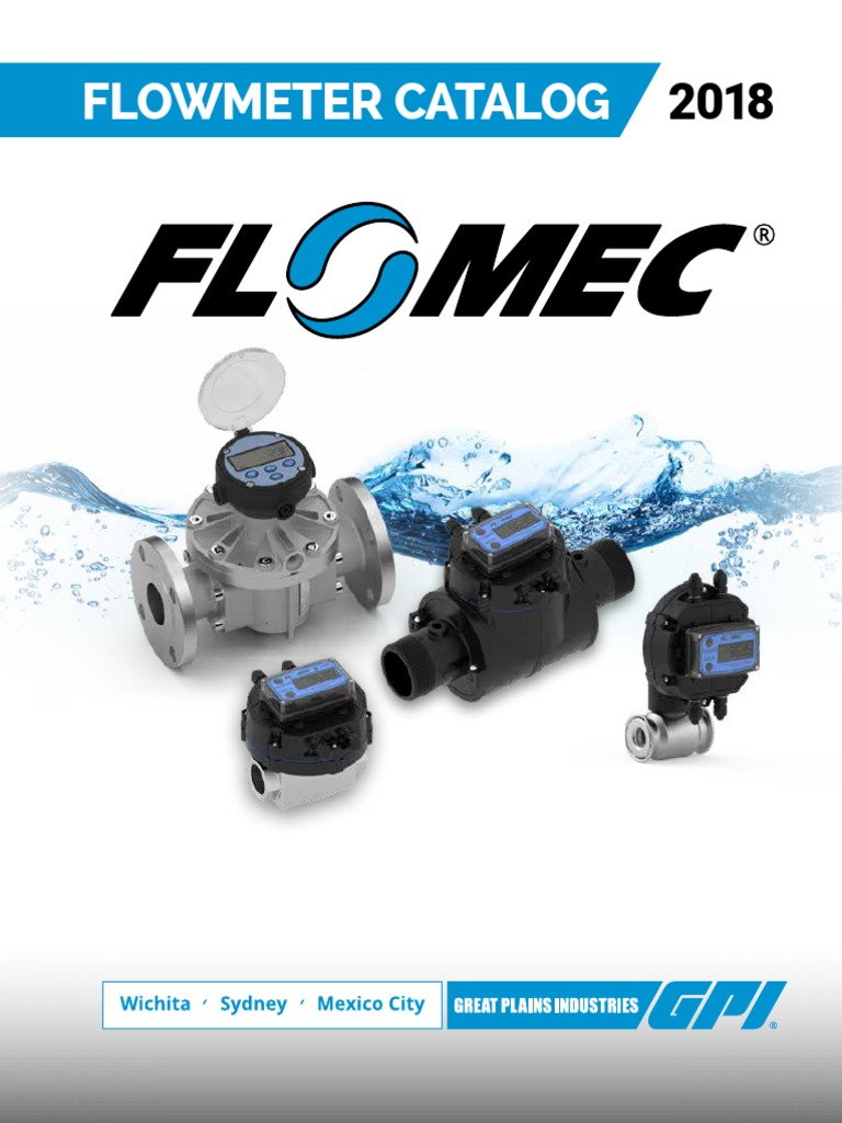 Flomec Catalog | PDF | Flow Measurement | Water