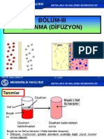 III - Yayinma Difuzyon