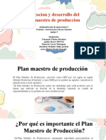 Plan Maestro de Produccion