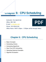 ch6 CPU Scheduling
