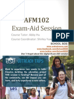 Exam - Aid Session: Course Tutor: Abby Hu Course Coordinator: Shirley Yuan