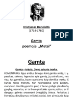 K. Donelaitis GAMTA
