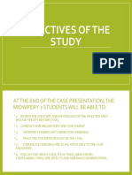 Midwifery Student Objectives for Case Study Presentations