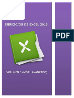 Ejercicios de Excel 2013 Volumen 3