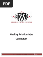 Coaching Worksheet Healthy Relationships Curriculum