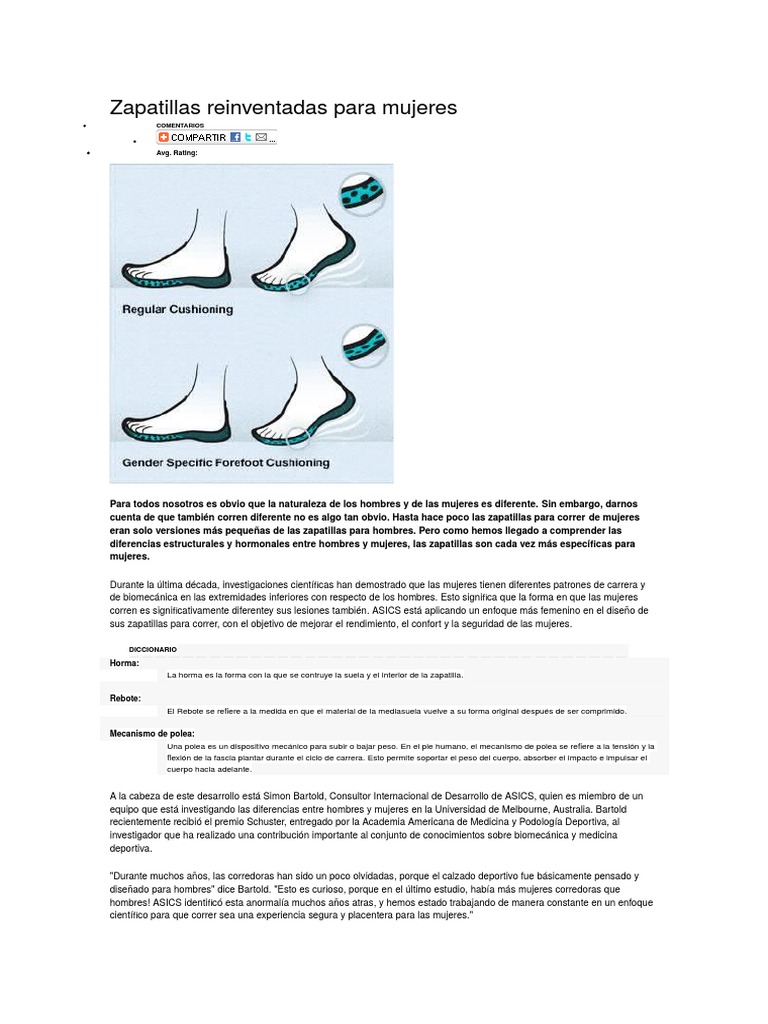 Zapatillas Reinventadas para Mujeres, PDF, Pie