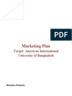 AIUB Targeted Marketing Plan 