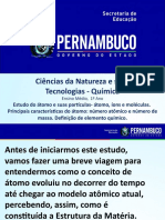 Estudo Do Átomo e Suas Partículas - Átomo, Íons e Moléculas. Principais Características Do Átomo Número Atômico e Número de