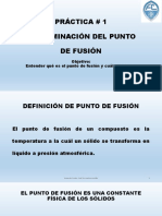 Práctica # 1. Punto de Fusión