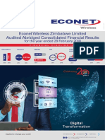 Econet Wireless Zimbabwe Limited Audited Abridged Consolidated Financial Results