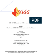 Certificate Exida Fmeda Cb g Series Actuator Bettis en 6797358