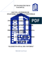 Investigación Elemento Final de Control