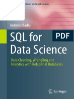 Antonio Badia - SQL For Data Science - Data Cleaning, Wrangling and Analytics With Relational Databases-Springer (2020)