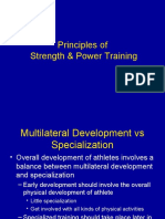 Principles of Strength & Power Training