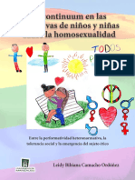 El Continuum en Las Narrativas de Niños y Niñas Sobre La Homosexualidad