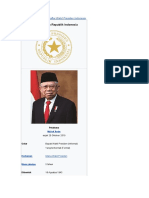 Wakil Presiden Republik Indonesia: Untuk Daftar, Baca Artikel