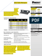 Horizontal Cable Managers, 1UR, 2UR